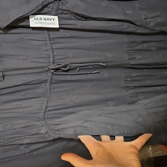 NWT Old Navy tassel ties tiered Embroidered Long Sleeve boho Midi Maxi Dress 3X - Picture 10 of 17